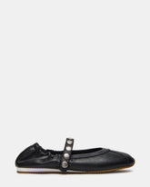 ANAYA BLACK LEATHER STUDS